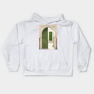 Arabic doorway in Tunisia Kids Hoodie